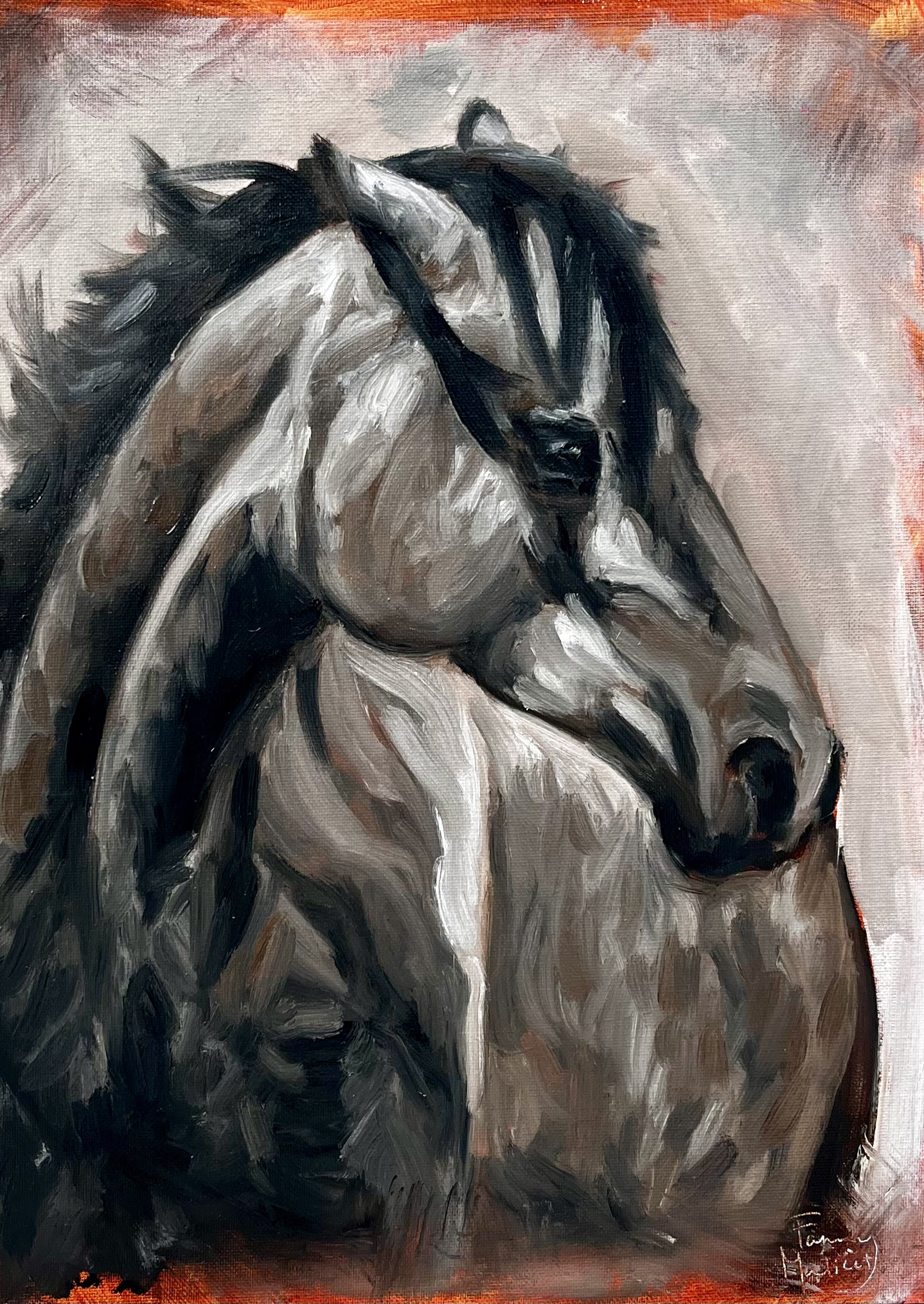 Profil d'un cheval en alerte - DISPONIBLE